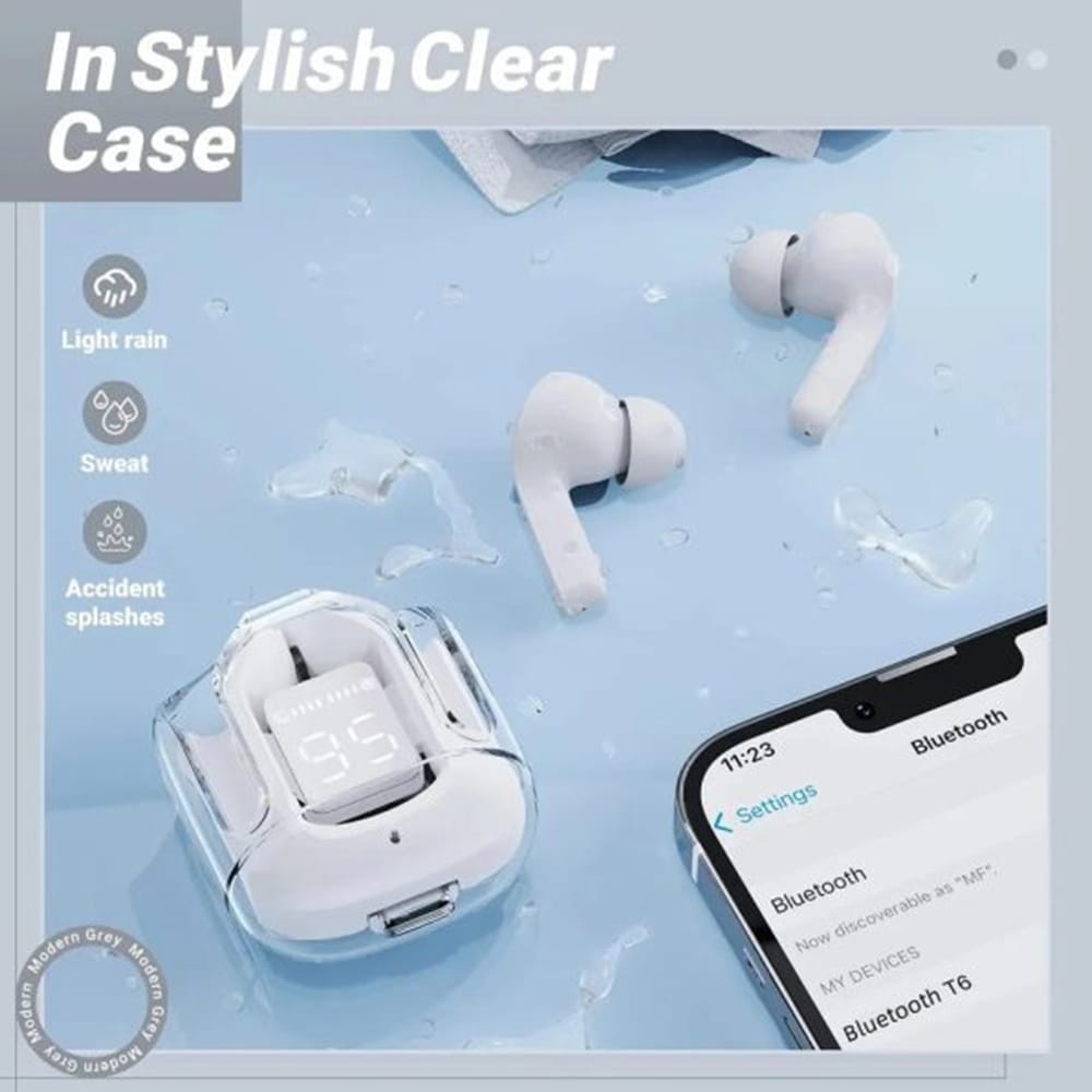 Earbuds Air31 Transparent Crystal Case
